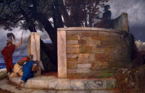 The Sanctuary of Hercules by Arnold Böcklin